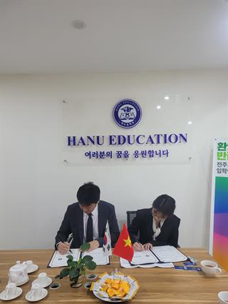 베트남 HANU 유학원  방문 및 협약