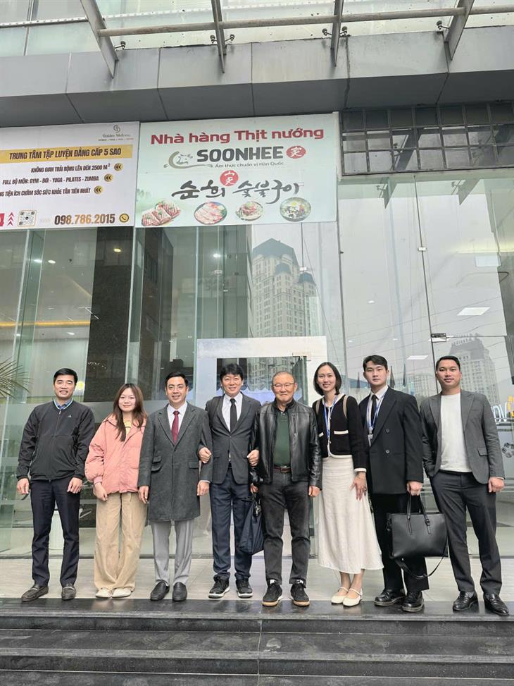 베트남 하노이 출장 중  VJ유학원 및 박항서 감독과의 만남